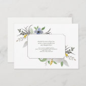 Das Blumen Beileid danken Ihnen Notecard Dankeskarte (Vorne/Hinten)