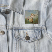 Das Blumen-Mädchen Button (Beispiel)