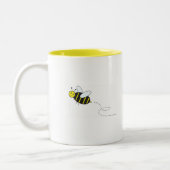 Das Blumen-Summen Zweifarbige Tasse (Links)