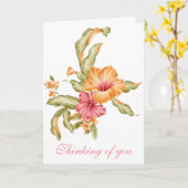 Das Blumendenken an Sie kardieren Karte (Gelbe Blume)