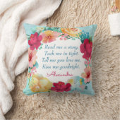 Das Blumengute nacht Gedicht des süßes Kindes Kissen (Decke)