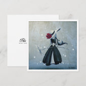 Das Blumenmädchen - Mini Print (Vorne/Hinten)