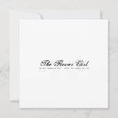 Das Blumenmädchen - Mini Print (Rückseite)