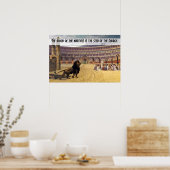 Das Blut der Märtyrer.. Zitat (BLACK) Poster (Küche)