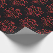 Das Blut des Drachen spielt dick Geschenkpapier (Ecke)