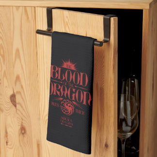 Das Blut des Drachen spielt dick Geschirrtuch