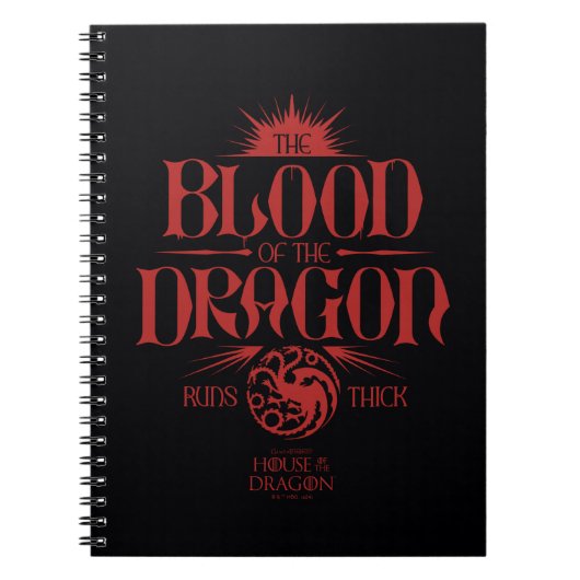 Das Blut des Drachen spielt dick Notizblock (Vorderseite)