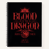 Das Blut des Drachen spielt dick Notizblock (Vorderseite)