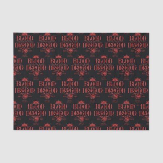 Das Blut des Drachen spielt dick Seidenpapier (Vorderseite)