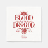 Das Blut des Drachen spielt dick Serviette (Vorderseite)