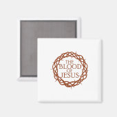 Das Blut Jesu Magnet (Vorderseite/Rückseite)