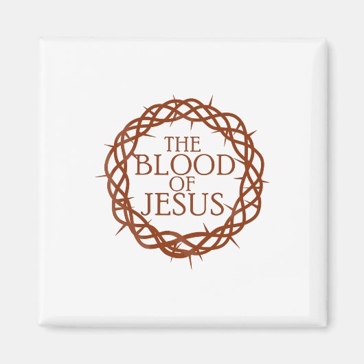 Das Blut Jesu Magnet (Vorne)