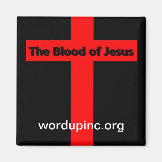 Das Blut Jesu Magnets Magnet (Vorne)