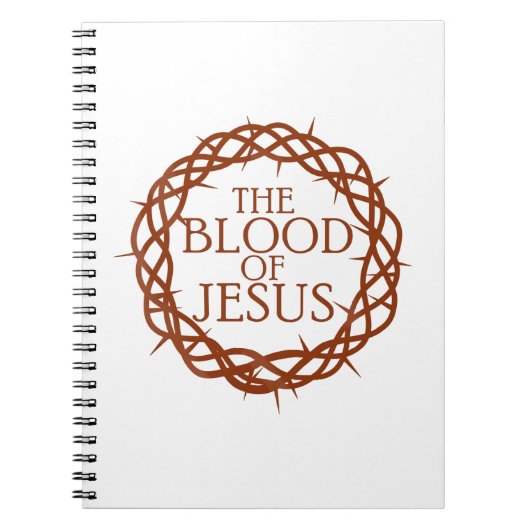 Das Blut Jesu Notizblock (Vorderseite)