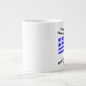 Das Blut von Hellas fließt mir manchmal Ouzo Jumbo-Tasse (Vorderseite)