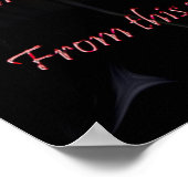 Das Blutfieberplakat Poster (Ecke)