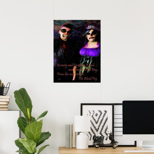 Das Blutfieberplakat Poster (Heimbüro)