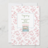 Das blutige Brautparty des Bauern frisch vom Markt Einladung (Rückseite)