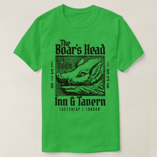 Das Boars Head Inn and Taverne T-Shirt (Design vorne)