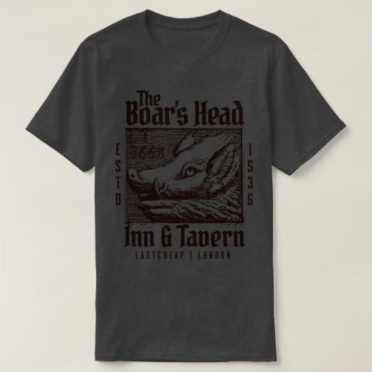 Das Boars Head Inn and Taverne T-Shirt (Design vorne)