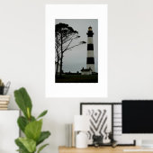 Das Bodie Island Lighthouse im frühen Abend Poster (Heimbüro)