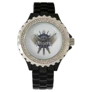 Das Bogenschießen-Armbanduhr der Männer Armbanduhr