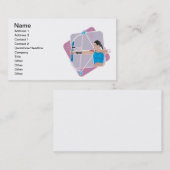 Das Bogenschießen der Frauen Visitenkarte (Vorne/Hinten)