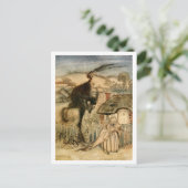Das Bogey-Biest Postkarte (Stehend Vorderseite)