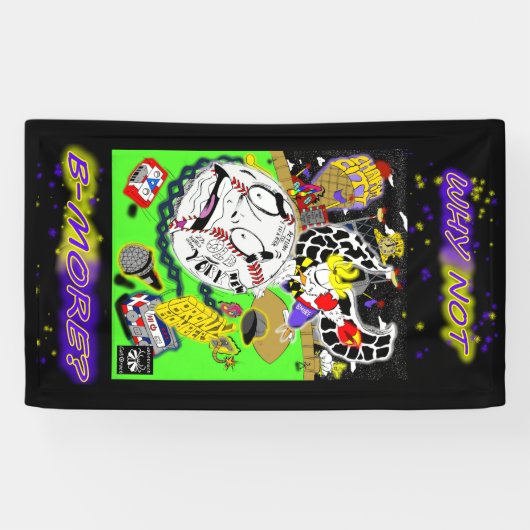 Das boisterische Baltimorean Banner (Horizontal)