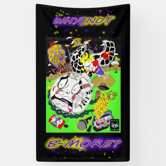 Das boisterische Baltimorean Banner (Vertikal)