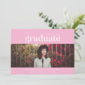 DAS BOLD-ABBILD | FOTO ABSCHLUSS INVITATION EINLADUNG (Stehend Vorderseite)