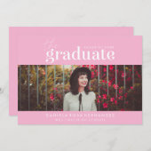 DAS BOLD-ABBILD | FOTO ABSCHLUSS INVITATION EINLADUNG (Vorne/Hinten)