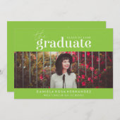 DAS BOLD-ABBILD | FOTO ABSCHLUSS INVITATION EINLADUNG (Vorne/Hinten)