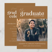 DAS BOLD-ABBILD | FOTO ABSCHLUSS INVITATION EINLADUNG (Vorne/Hinten)