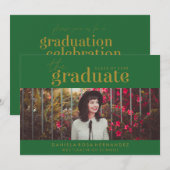 DAS BOLD-ABBILD | FOTO ABSCHLUSS INVITATION EINLADUNG (Vorne/Hinten)