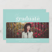 DAS BOLD-ABBILD | FOTO ABSCHLUSS INVITATION EINLADUNG (Vorne/Hinten)