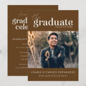 DAS BOLD-ABBILD | FOTO ABSCHLUSS INVITATION EINLADUNG (Vorne/Hinten)