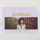 DAS BOLD-ABBILD | FOTO ABSCHLUSS INVITATION EINLADUNG (Vorne/Hinten)