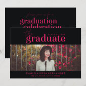 DAS BOLD-ABBILD | FOTO ABSCHLUSS INVITATION EINLADUNG (Vorne/Hinten)