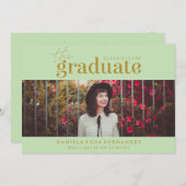 DAS BOLD-ABBILD | FOTO ABSCHLUSS INVITATION EINLADUNG (Vorne/Hinten)