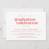 DAS BOLD-ABBILD | FOTO ABSCHLUSS INVITATION EINLADUNG (Rückseite)