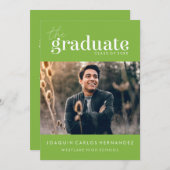 DAS BOLD-ABBILD | FOTO ABSCHLUSS INVITATION EINLADUNG (Vorne/Hinten)