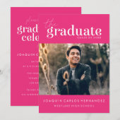 DAS BOLD-ABBILD | FOTO ABSCHLUSS INVITATION EINLADUNG (Vorne/Hinten)