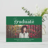 DAS BOLD-ABBILD | FOTO ABSCHLUSS INVITATION EINLADUNG (Stehend Vorderseite)