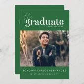 DAS BOLD-ABBILD | FOTO ABSCHLUSS INVITATION EINLADUNG (Vorne/Hinten)