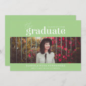 DAS BOLD-ABBILD | FOTO ABSCHLUSS INVITATION EINLADUNG (Vorne/Hinten)