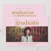 DAS BOLD-ABBILD | FOTO ABSCHLUSS INVITATION EINLADUNG (Vorne/Hinten)