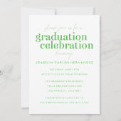 DAS BOLD-ABBILD | FOTO ABSCHLUSS INVITATION EINLADUNG (Rückseite)