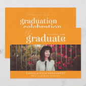 DAS BOLD-ABBILD | FOTO ABSCHLUSS INVITATION EINLADUNG (Vorne/Hinten)