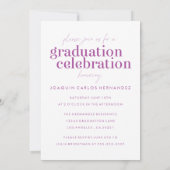 DAS BOLD-ABBILD | FOTO ABSCHLUSS INVITATION EINLADUNG (Rückseite)